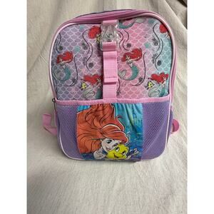 Disney Princess Ariel Kids Mini Backpack Purple Pink Bioworld Little Mermaid